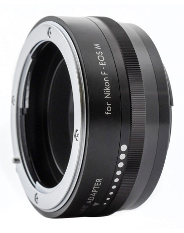 KENKO - Bague d'adaptation pour optiques en monture Nikon F vers Canon EOS-M.