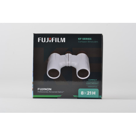 FUJIFILM - White compact binoculars 8x21H Series