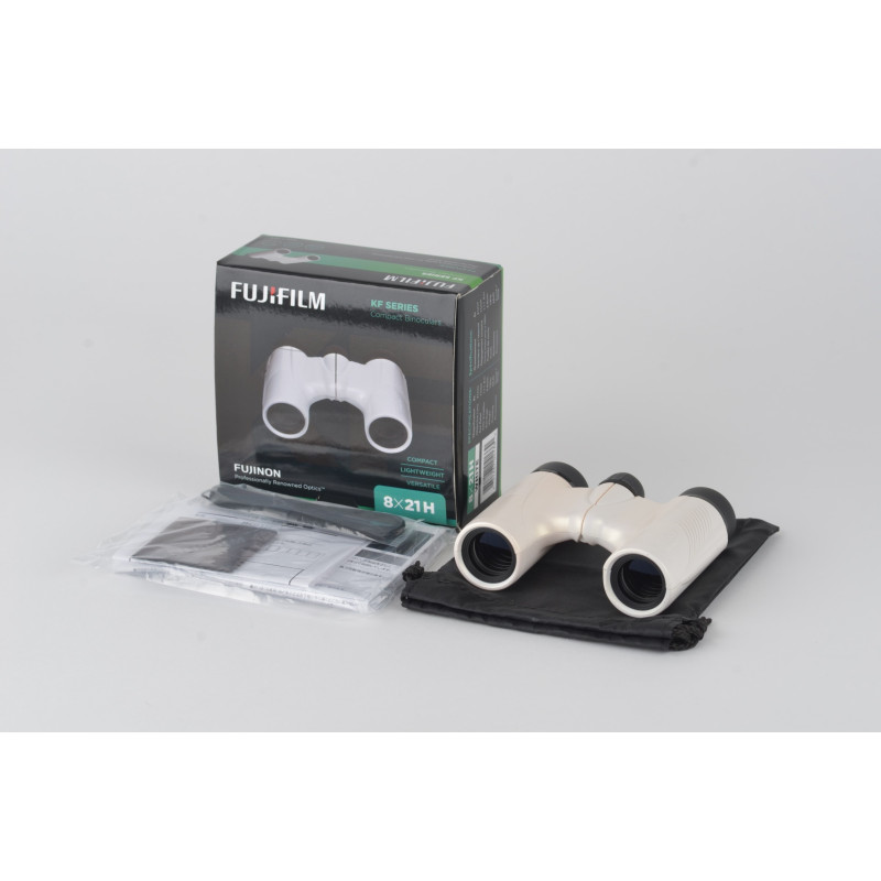 FUJIFILM - Jumelles compactes blanches 8x21H KF Series