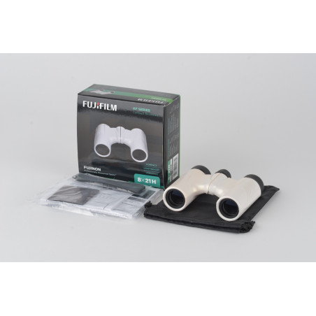 FUJIFILM - White compact binoculars 8x21H Series