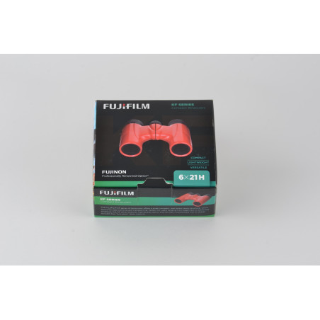 FUJIFILM - Red compact binoculars 6x21H Series
