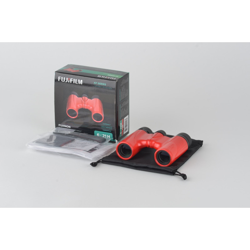 FUJIFILM - Jumelles compactes rouges 6x21H KF Series