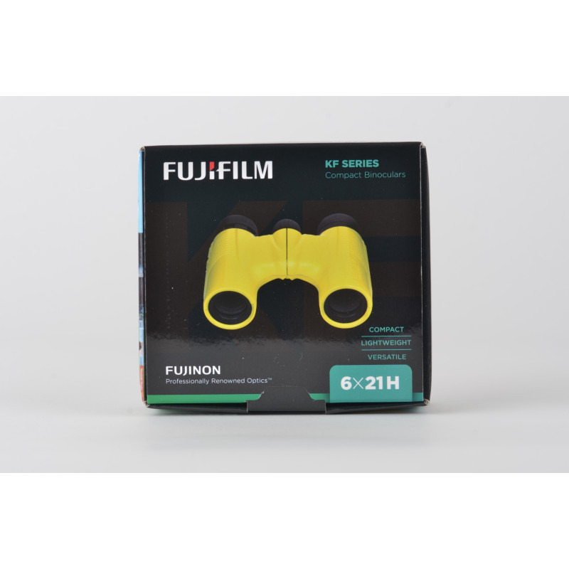 FUJIFILM - Jumelles compactes jaunes 6x21H KF Series