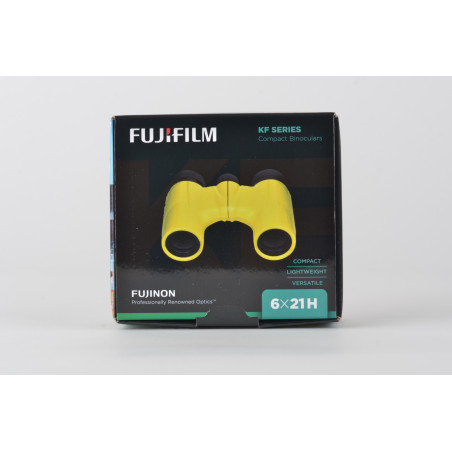 FUJIFILM - Jumelles compactes jaunes 6x21H KF Series