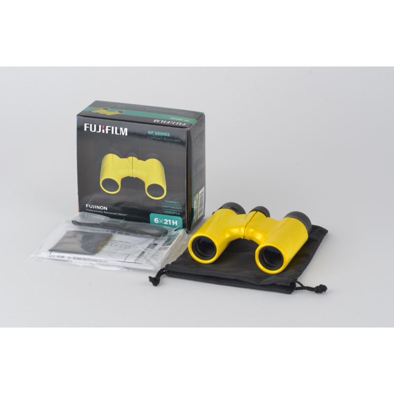 FUJIFILM - Yellow compact binoculars 6x21H Series