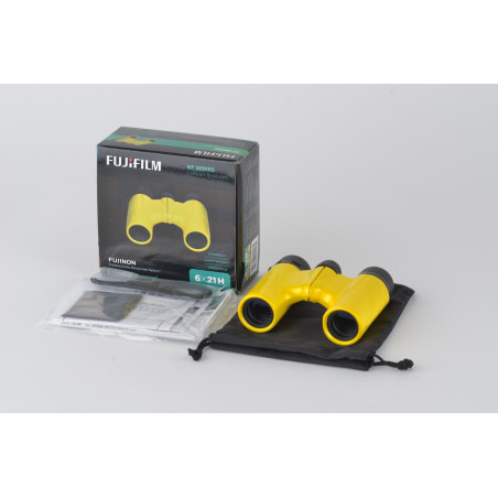 FUJIFILM - Jumelles compactes jaunes 6x21H KF Series