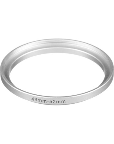 Bague de Conversion allant 49mm au 52mm - Couleur Argent