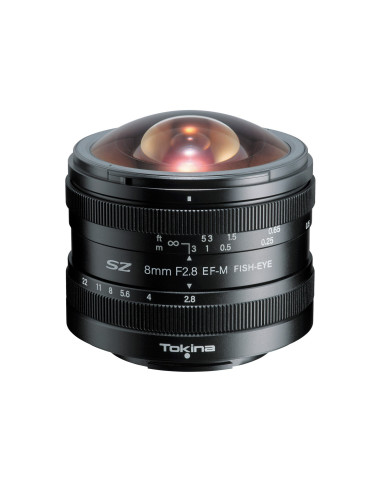 TOKINA SZ 8mm F2.8 Fisheye MF monture Canon EF-M