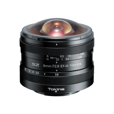 TOKINA SZ 8mm F2.8 Fisheye MF Canon EF-M Mount Lens